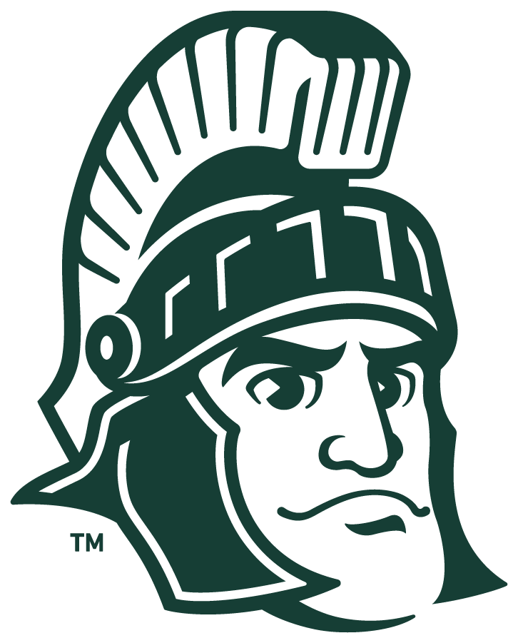 Michigan State Spartans 2016-Pres Mascot Logo v3 diy iron on heat transfer...